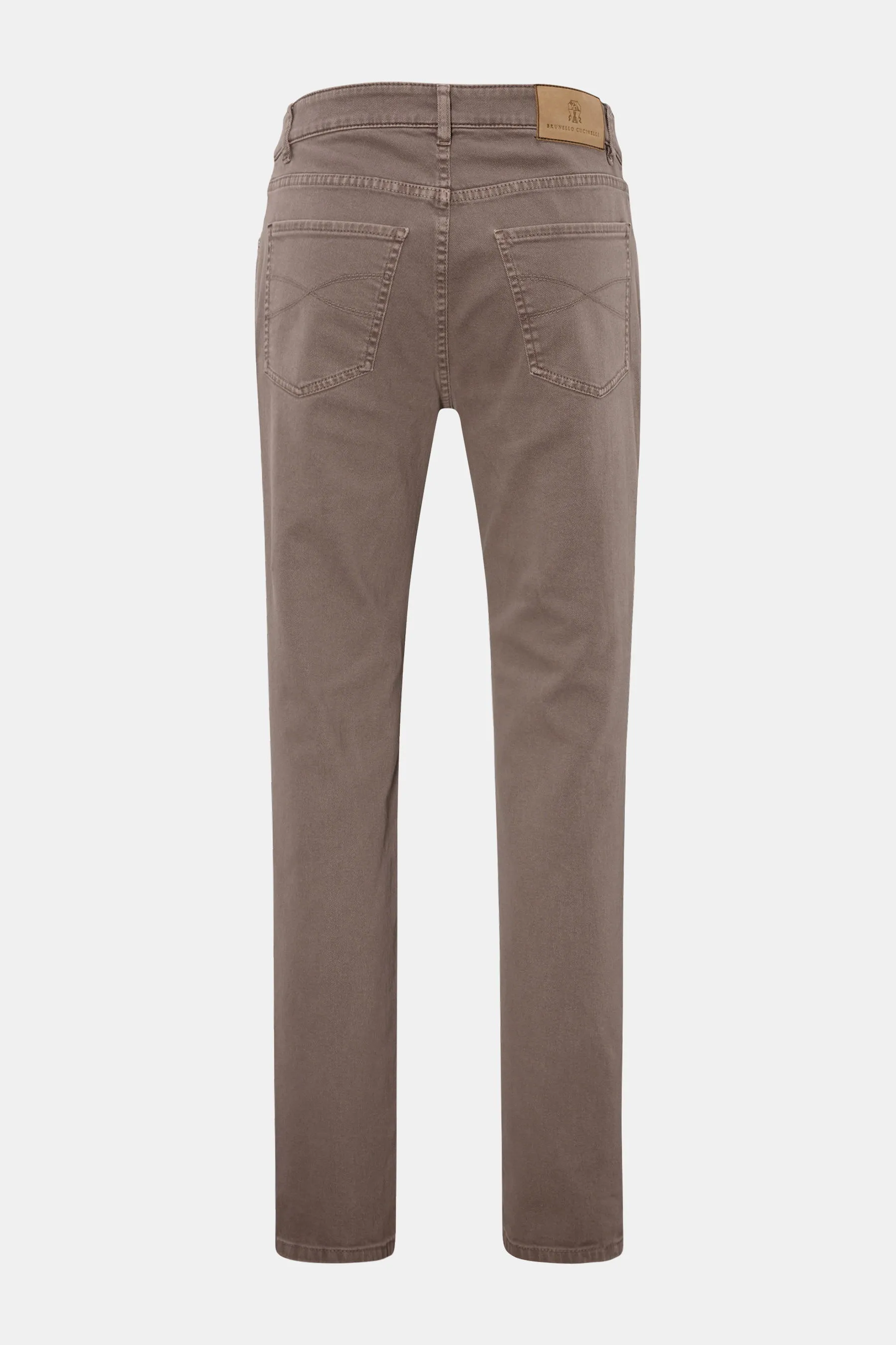 Brunello Cucinelli - Herren - Jeans 'Traditional Fit' taupe – Bild 2