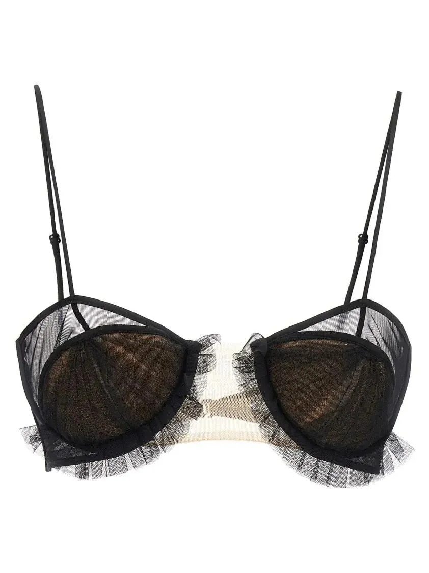 Nensi Dojaka - %27Exploding Flower%27 Bra - Größe S - schwarz Nensi Dojaka - %27Exploding Flower%27 Bra - Größe S - schwarz