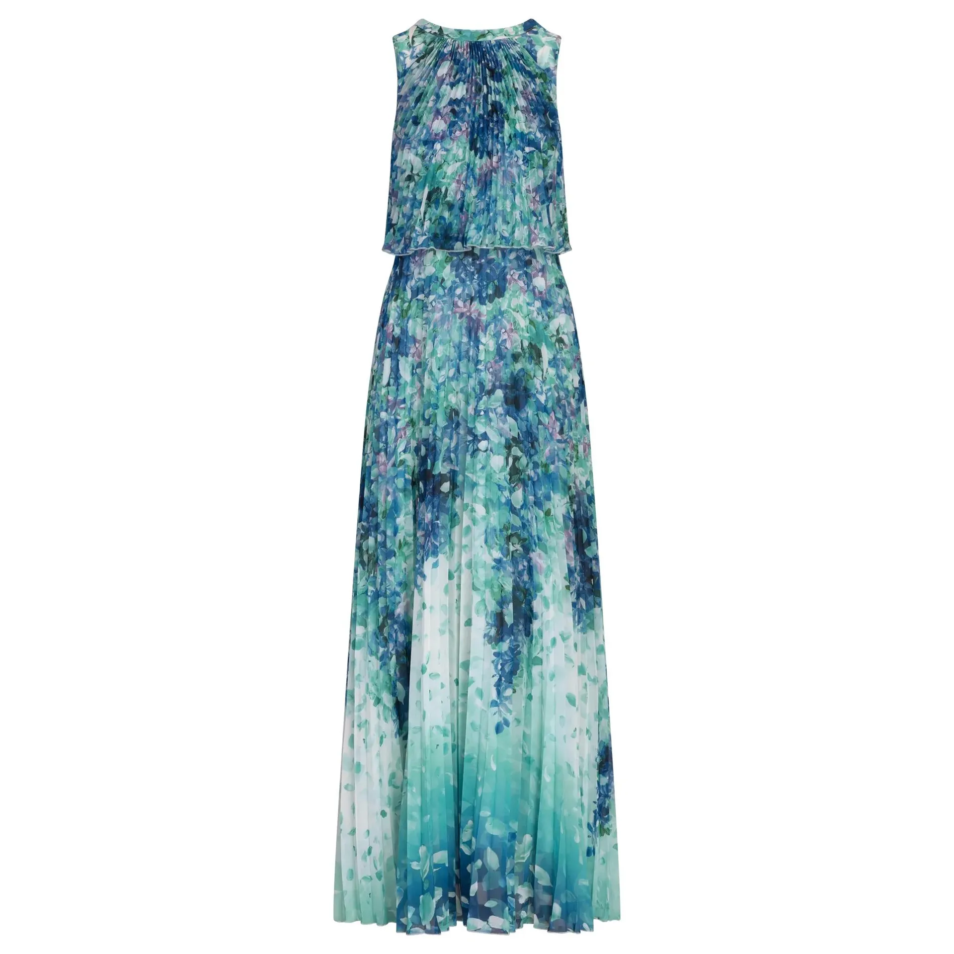 Apart - bedrucktes Abendkleid - Größe 46 - bunt Apart - bedrucktes Abendkleid - Größe 46 - bunt