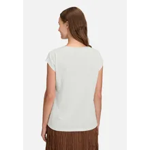 Blusenshirt mit U-Boot-Ausschnitt Blusenshirt mit U-Boot-Ausschnitt