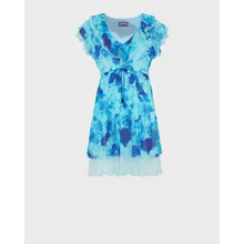 Vilebrequin - Kurzes Coral Reef Tüllkleid Für Damen - Kleid - Loula - Blau - Größe XL Vilebrequin - Kurzes Coral Reef Tüllkleid Für Damen - Kleid - Loula - Blau - Größe XL