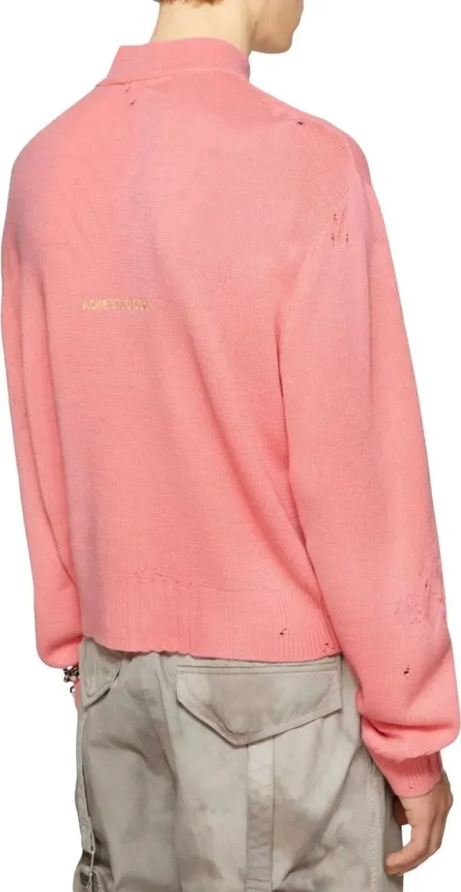 Acne Studios - Knitted Vest Pink - Größe L - rosa – Bild 3