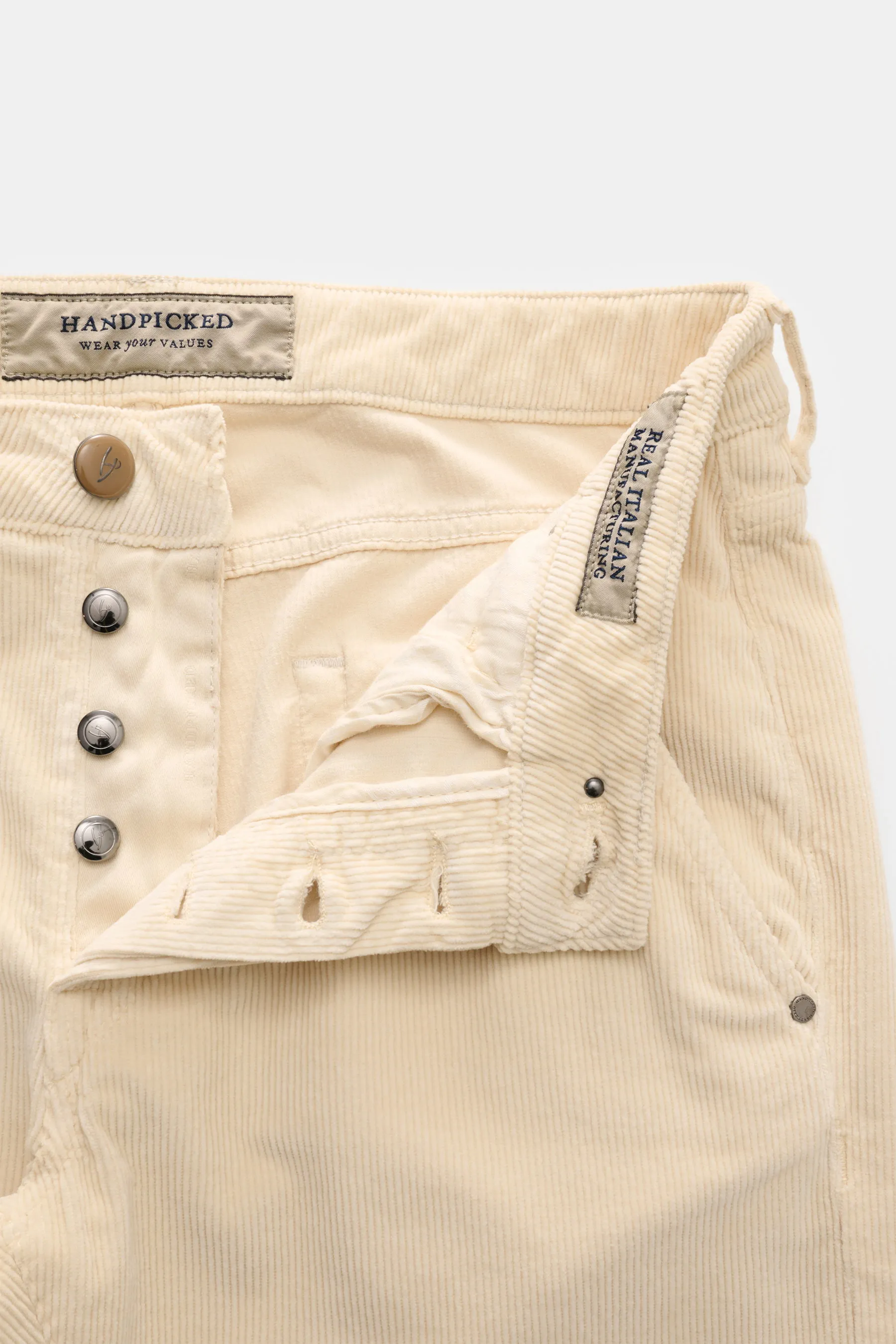 HandPicked - Herren - Cordhose 'Parma' creme – Bild 4