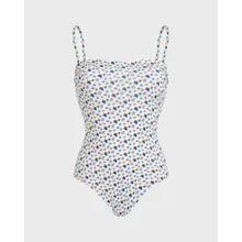 Vilebrequin - Micro Ronde Des Tortues Bustier-badeanzug Für Damen - Bademode - Facette - Weiss - Größe M Vilebrequin - Micro Ronde Des Tortues Bustier-badeanzug Für Damen - Bademode - Facette - Weiss - Größe M