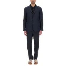 120% Lino - Single-Breasted Suit - Größe 48 - blau 120% Lino - Single-Breasted Suit - Größe 48 - blau