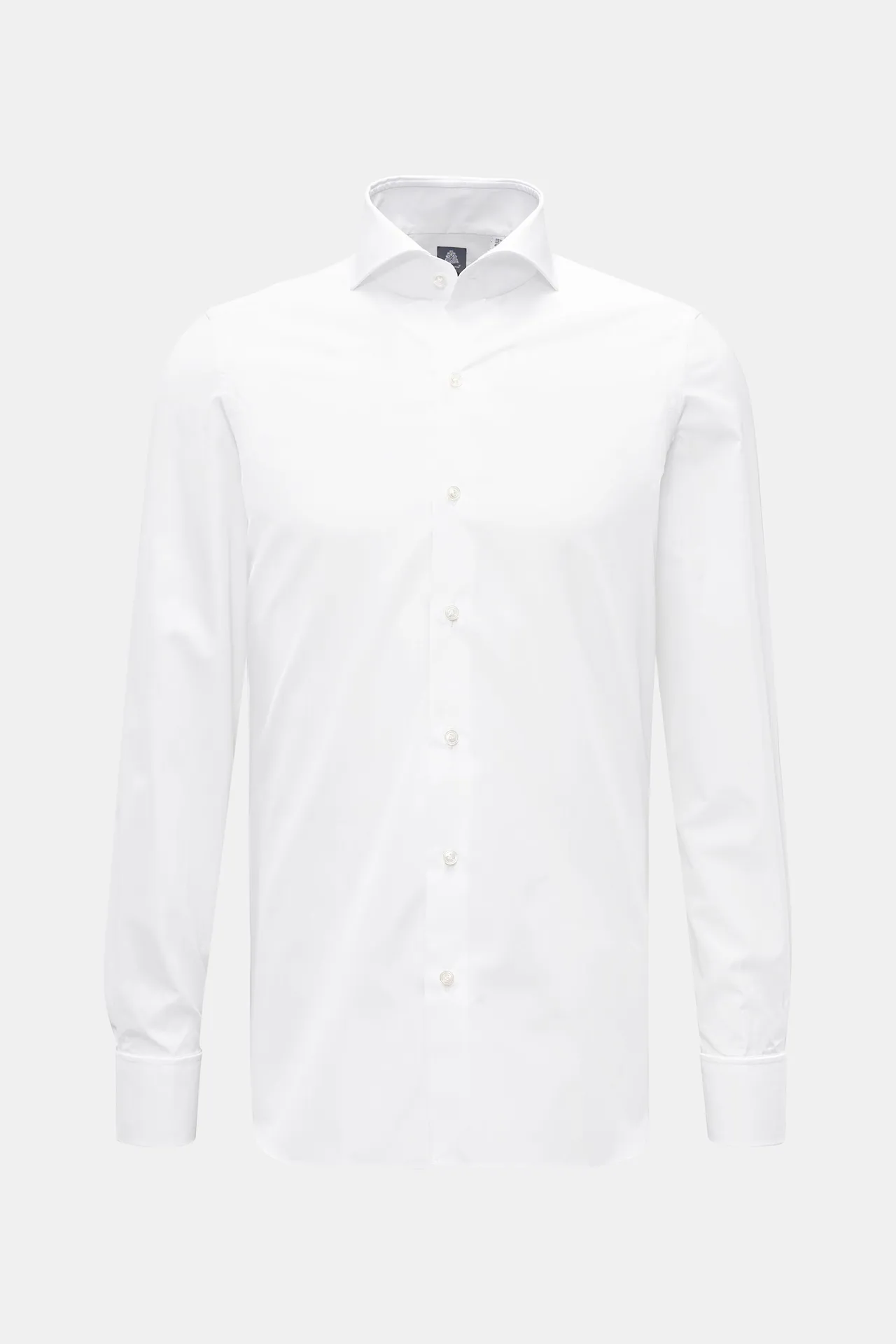 Finamore - Herren - Business Hemd %27Sergio Napoli%27 Haifisch-Kragen weiß Finamore - Herren - Business Hemd %27Sergio Napoli%27 Haifisch-Kragen weiß