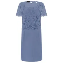 Apart - Etuikleid mit Spitzenjäckchen - Größe 44 - blau Apart - Etuikleid mit Spitzenjäckchen - Größe 44 - blau