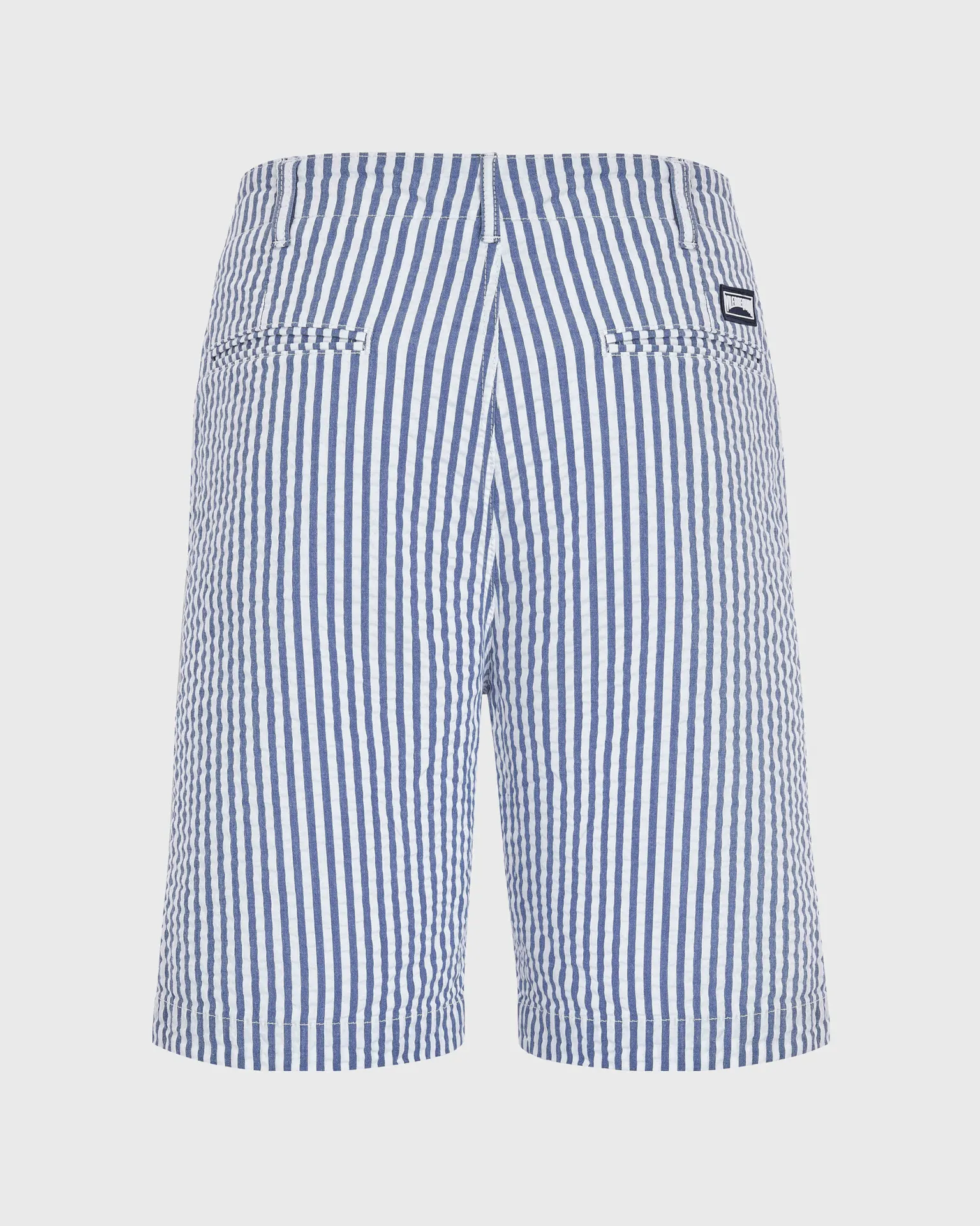 Vilebrequin - Ultraleichte Seersucker Chino-bermudashorts Für Herren - Bermuda - Ponche - Blau - Größe 29 – Bild 2