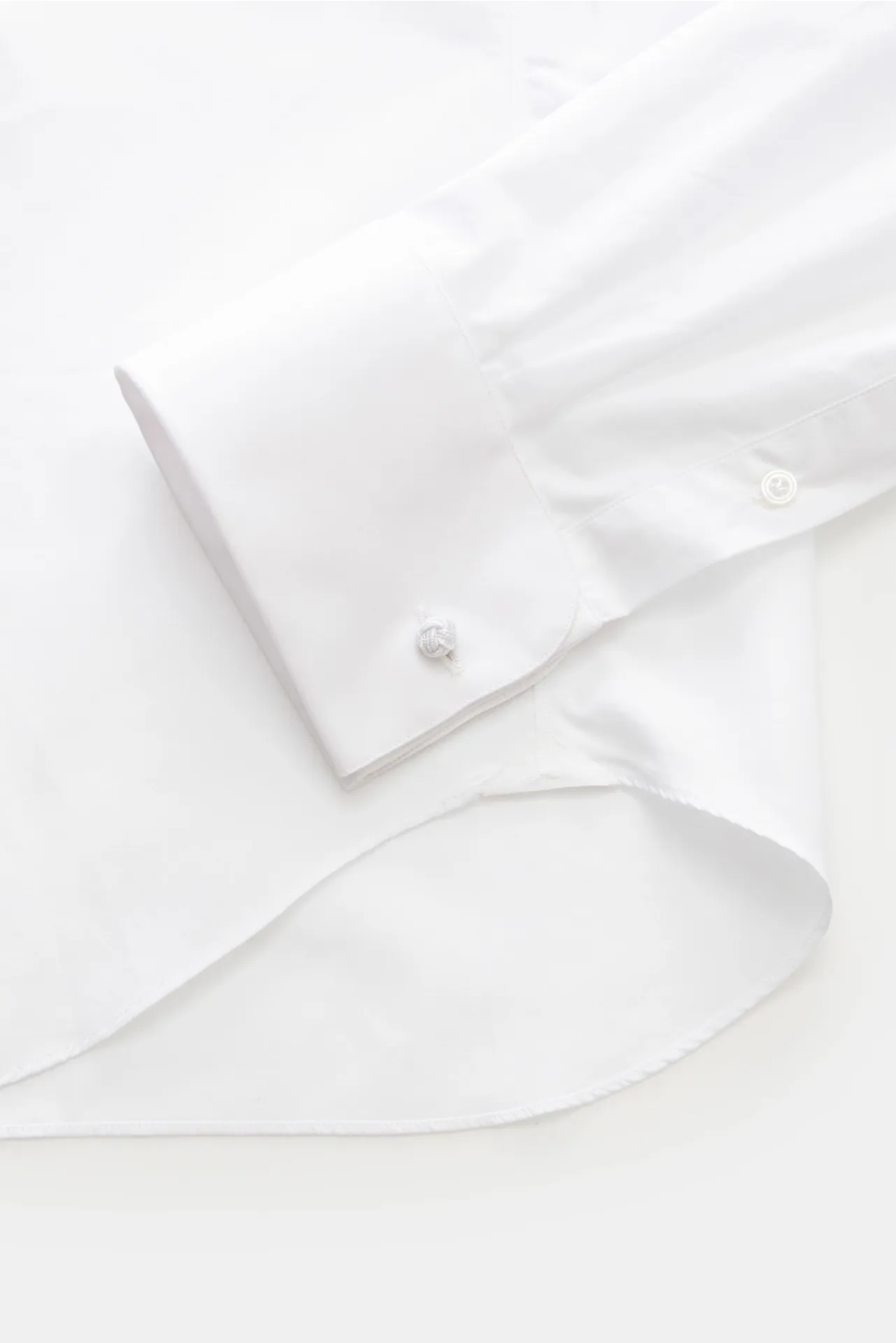Finamore - Herren - Smokinghemd 'Luciano' Kläppchen-Kragen weiß – Bild 3