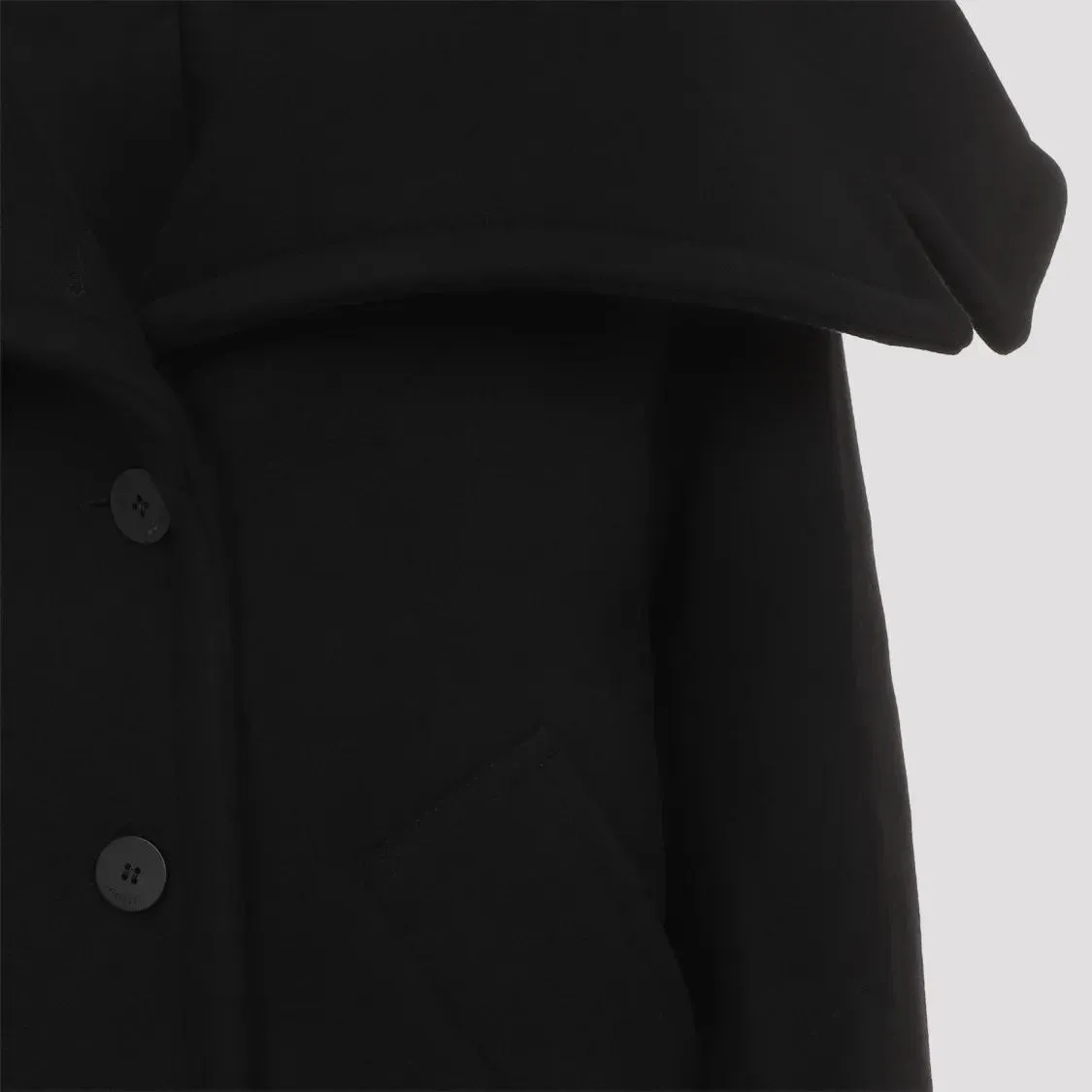 Jacquemus - Le Caban Caruso Coat - Größe 36 - schwarz – Bild 2