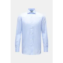 Borrelli - Herren - Business Hemd %27Nando%27 Haifisch-Kragen weiß/blau kariert Borrelli - Herren - Business Hemd %27Nando%27 Haifisch-Kragen weiß/blau kariert