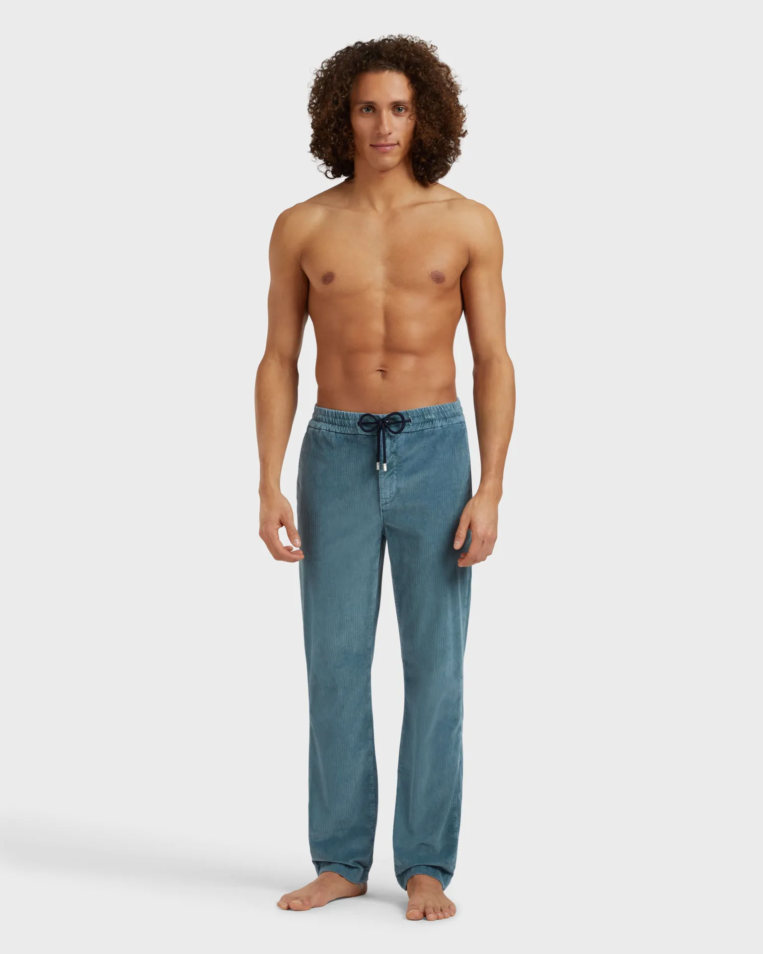 Vilebrequin - Hose Mit Elastikbund Aus Samt Für Herren - Hose - Clemence - Blau - Größe 32 – Bild 3