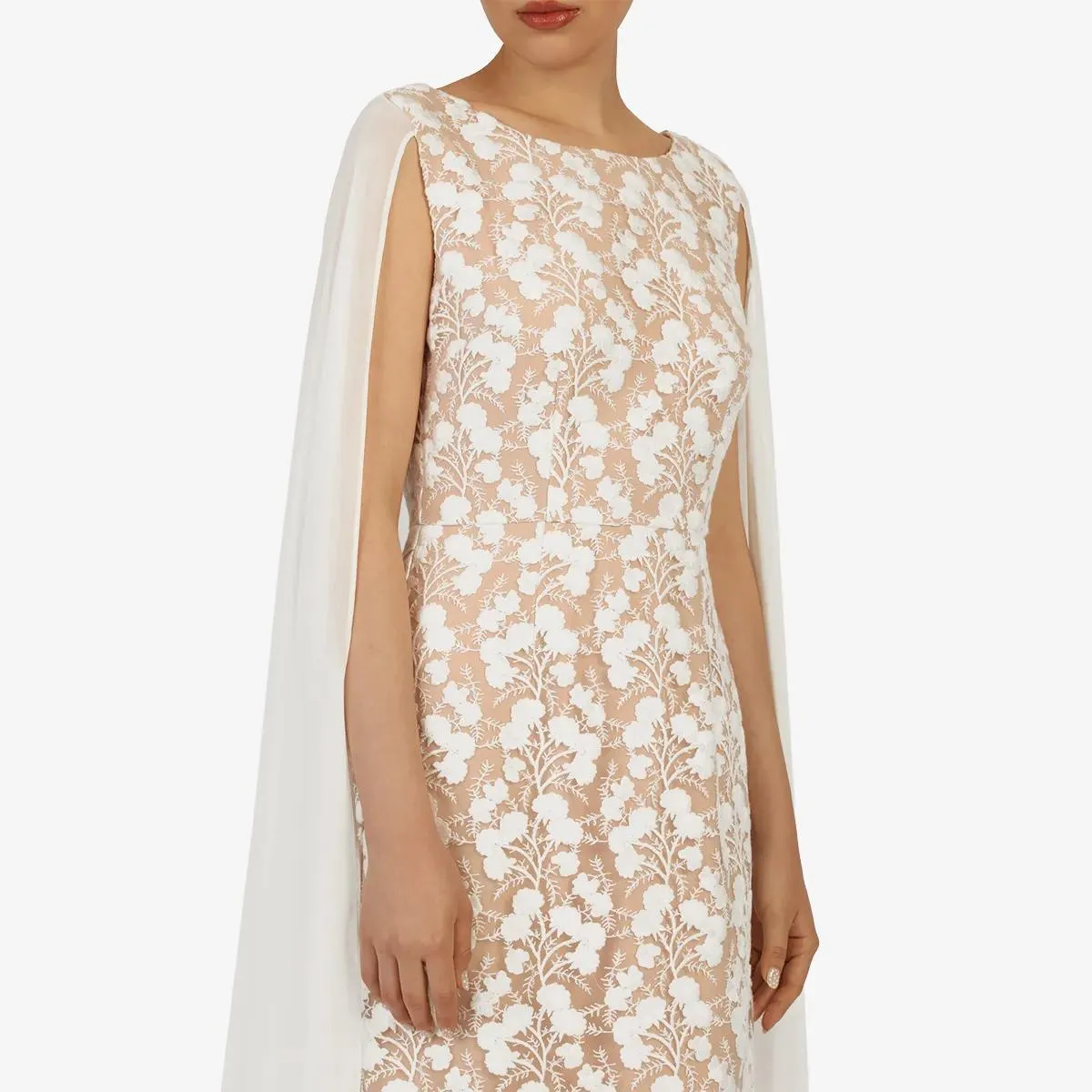 Kraimod - Abendkleid - Größe 34 DAMEN - weiß – Bild 3