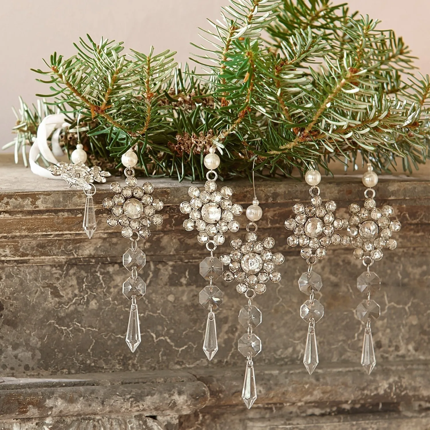 Schmuckanhänger 6er Set Fleurette – Bild 2