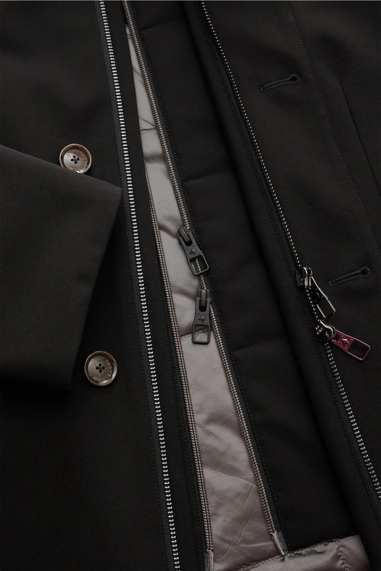 Montecore - Herren - Daunen-Kurzmantel schwarz – Bild 5