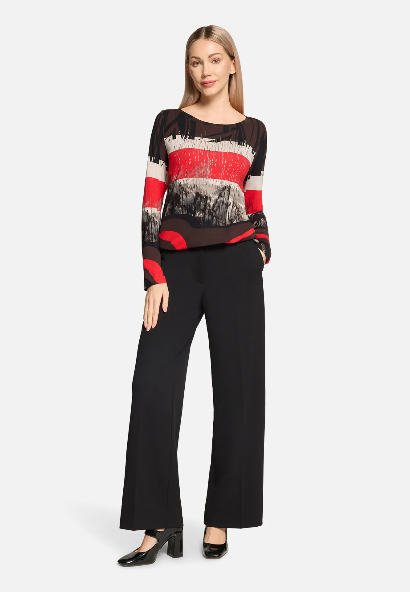 Casual-Shirt mit Gummizug – Bild 2