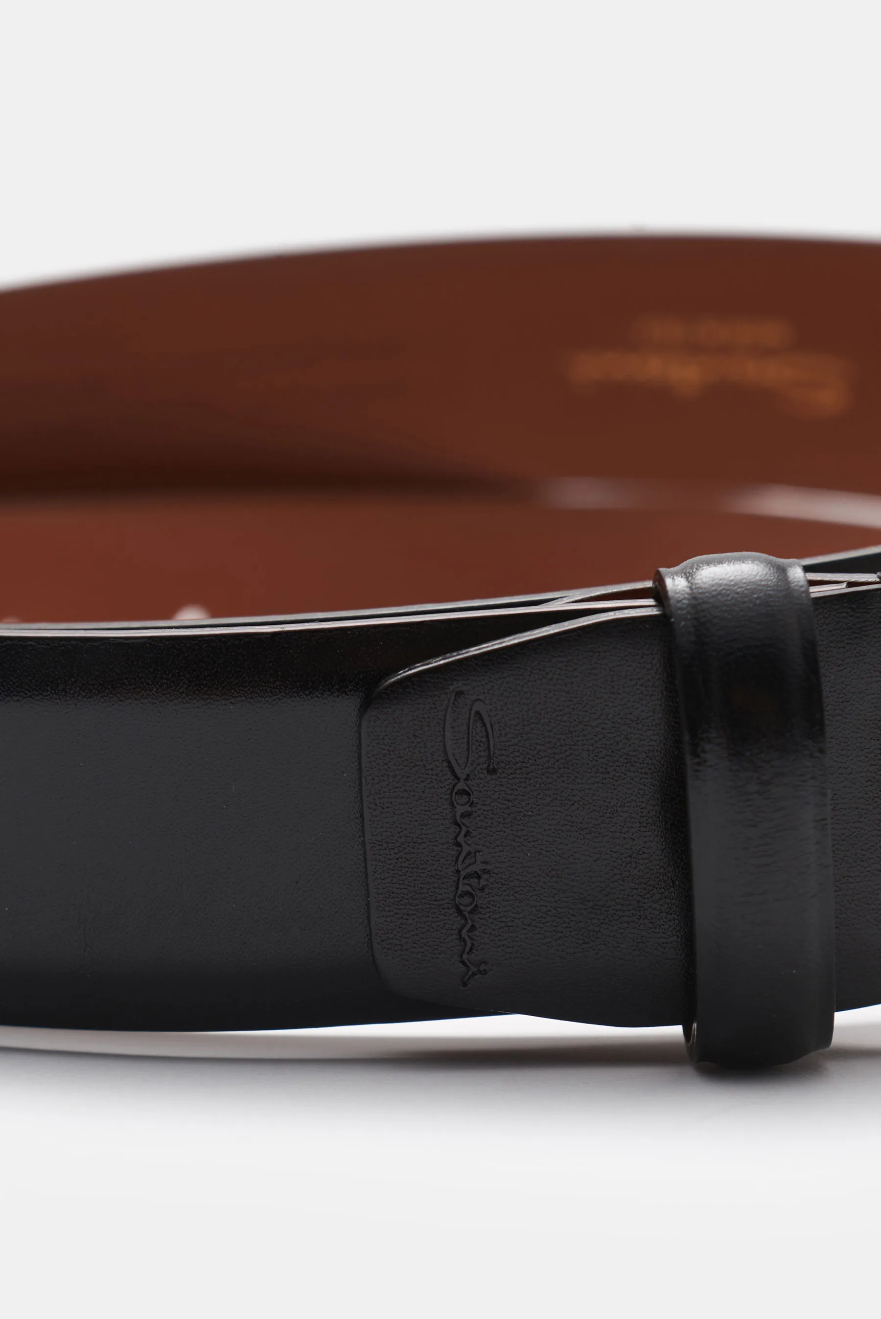 Santoni - Herren - Gürtel schwarz – Bild 4