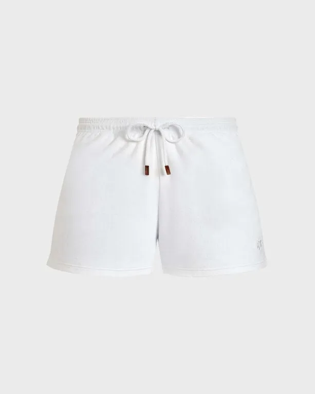 Vilebrequin - Solid Frottee-shorts Für Damen - Shorty - Liona - Weiss - Größe L Vilebrequin - Solid Frottee-shorts Für Damen - Shorty - Liona - Weiss - Größe L
