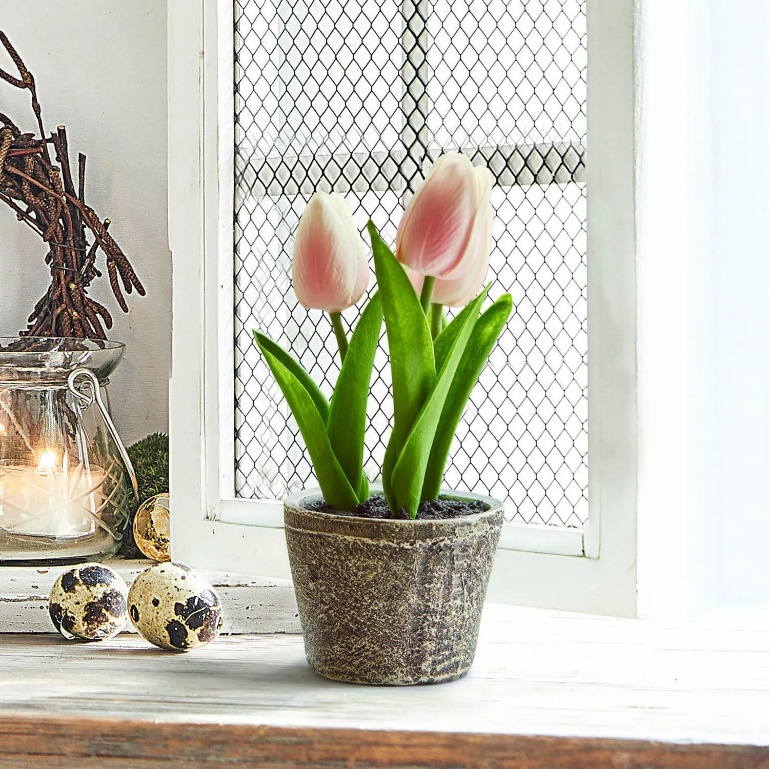 Deko-Tulpe 2er Set Zéphine – Bild 4