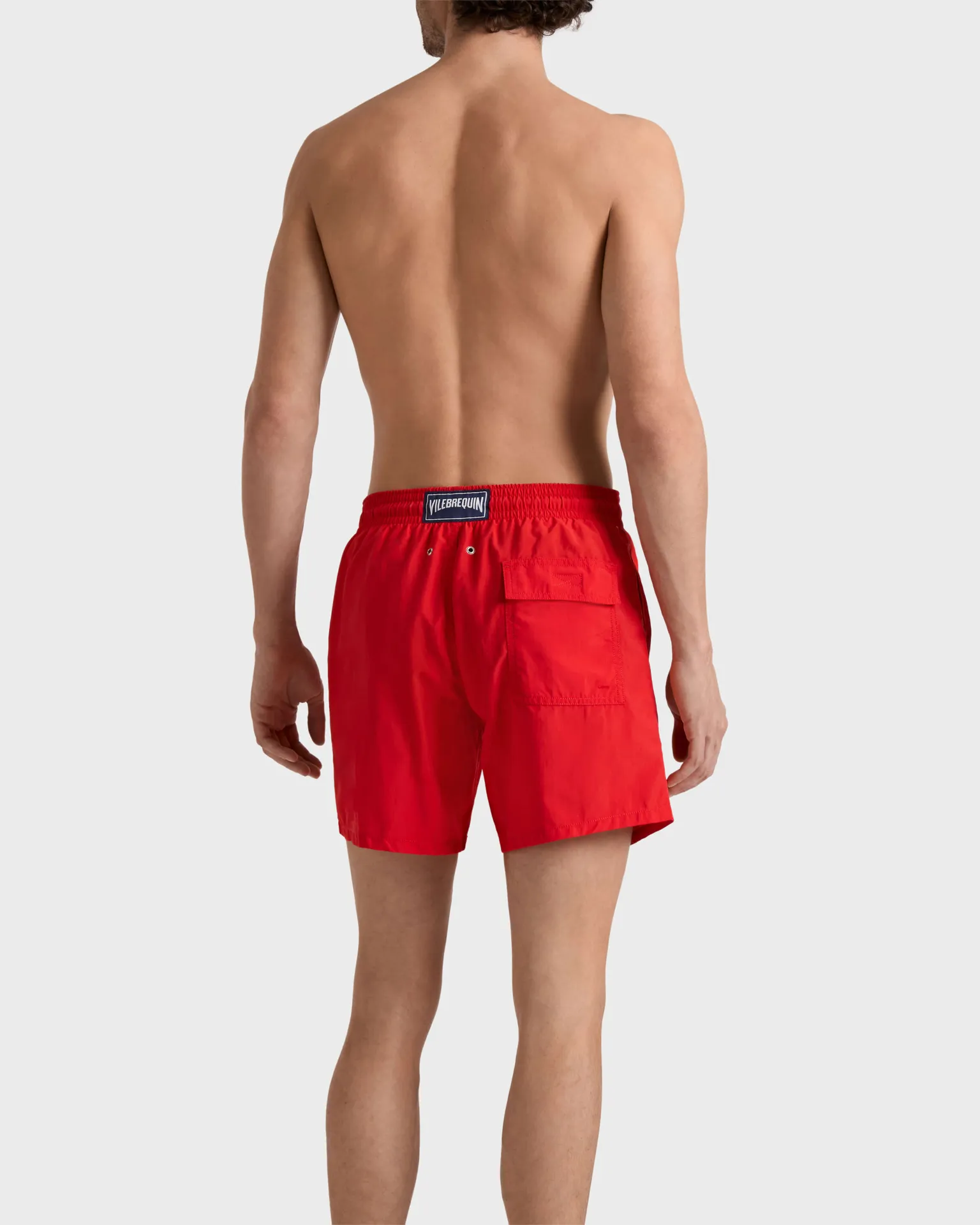 Vilebrequin - Solid Badeshorts Für Herren - Bademode - Moorea - Rot - Größe XL – Bild 4