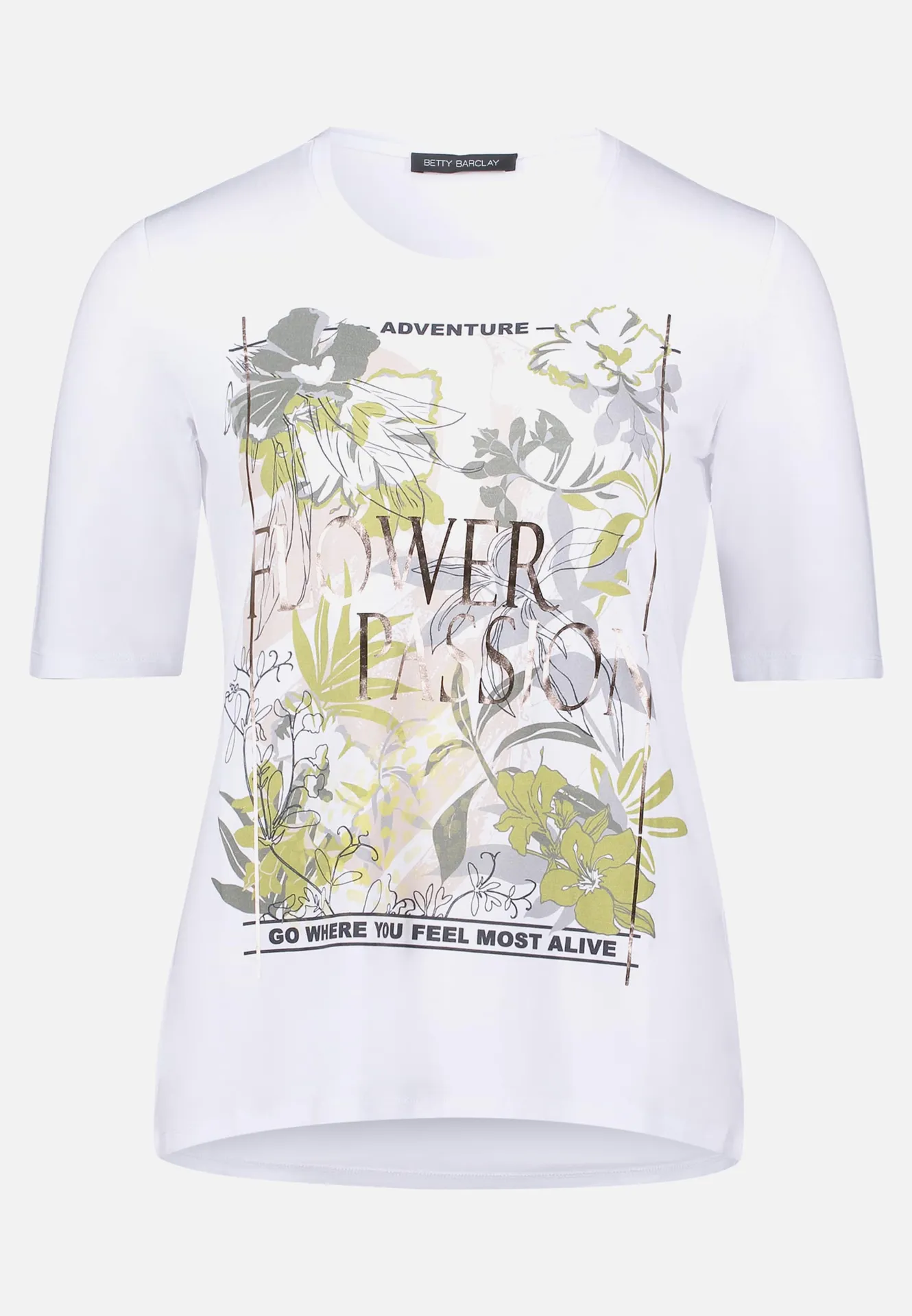 Basic Shirt mit Rundhalsausschnitt – Bild 3