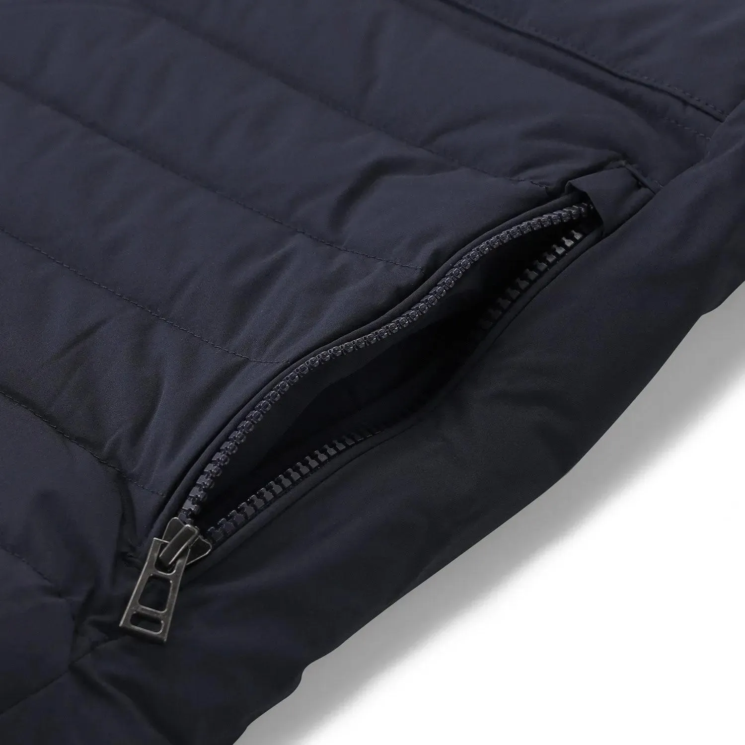 Belstaff - Jacke mit Logo - Größe S - blau – Bild 3