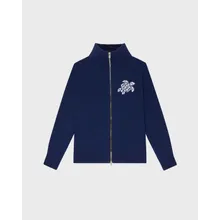 Vilebrequin - Turtle Pulloverjacke Aus Kaschmir Und Wolle Für Herren - Pullover - Juan - Blau - Größe XXL Vilebrequin - Turtle Pulloverjacke Aus Kaschmir Und Wolle Für Herren - Pullover - Juan - Blau - Größe XXL