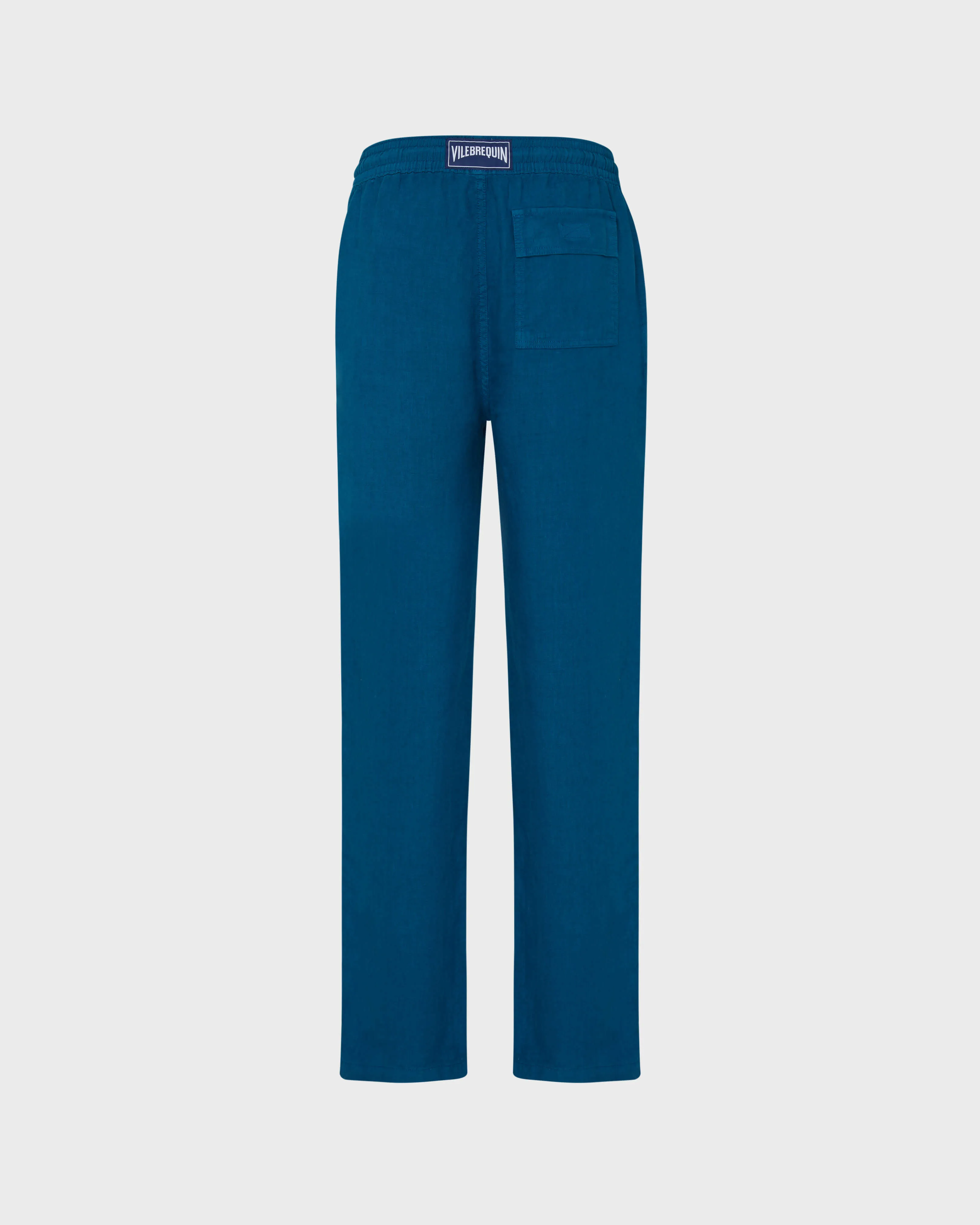 Vilebrequin - Solid Weite Leinenhose Für Herren - Hose - Pacha - Blau - Größe S – Bild 2