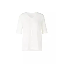 Marc Cain - Blusenshirt aus Baumwoll-Mix - Größe 34 - weiß Marc Cain - Blusenshirt aus Baumwoll-Mix - Größe 34 - weiß