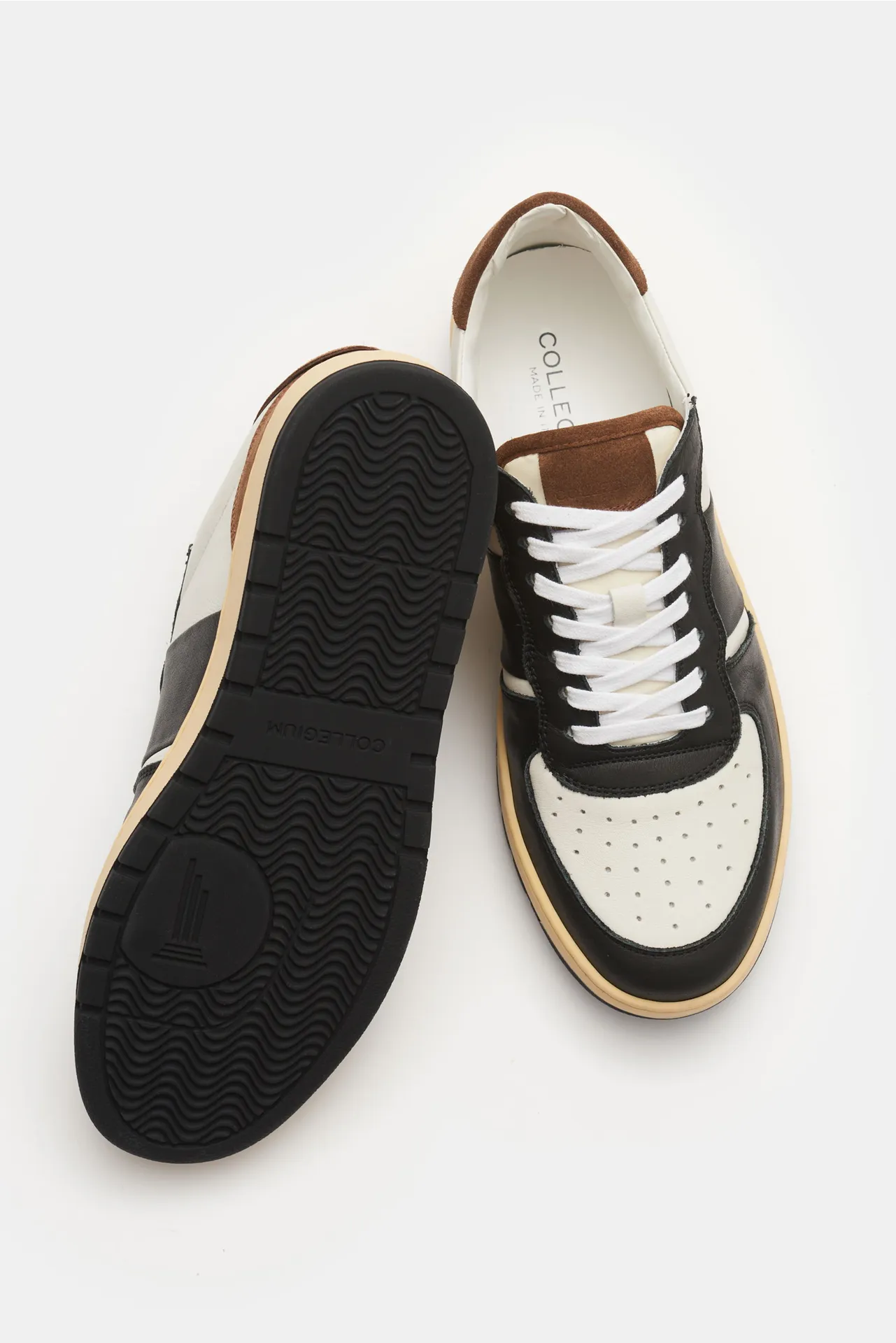 Collegium - Herren - Sneaker 'Destroyer Low' creme/schwarz/braun – Bild 2