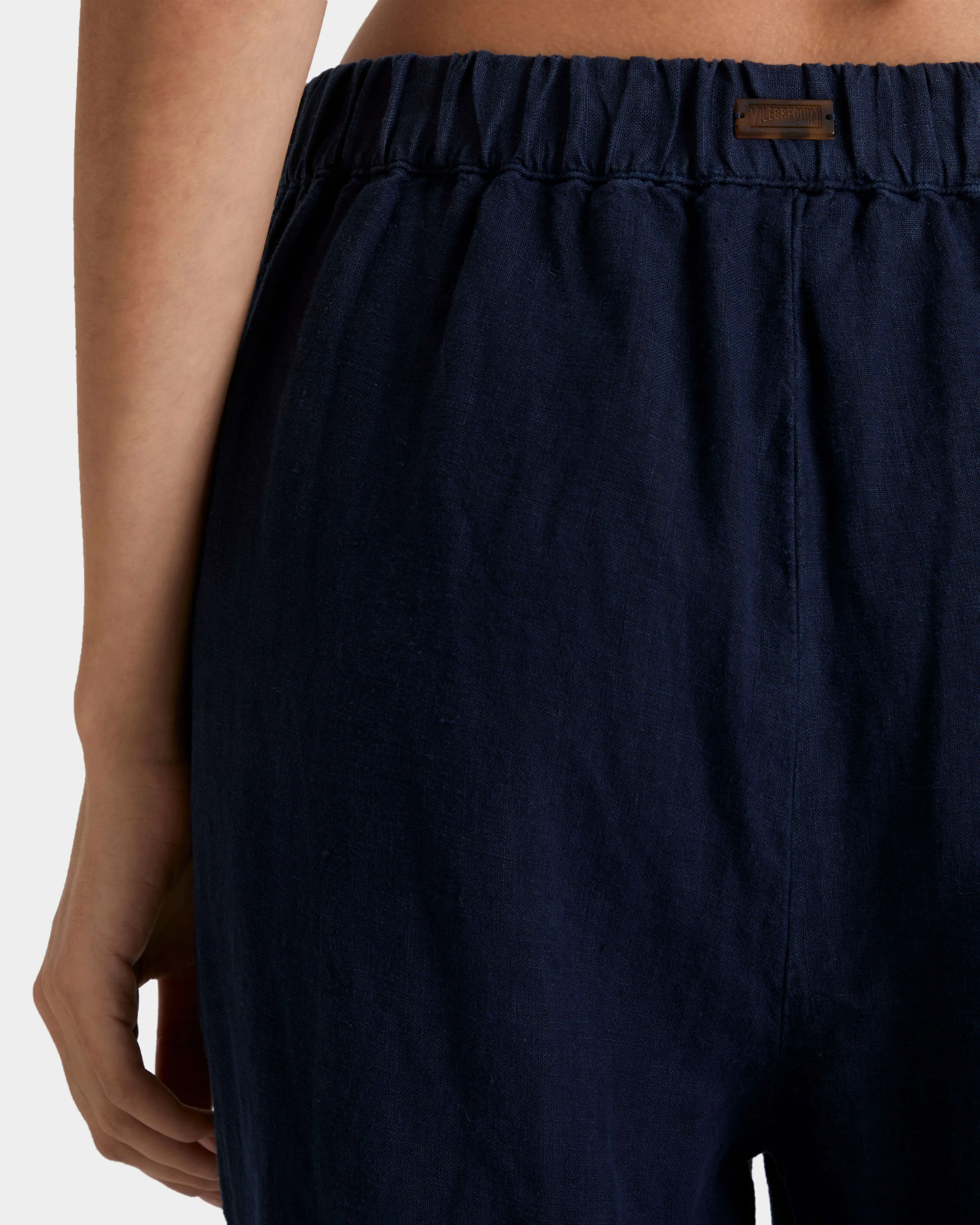 Vilebrequin - Solid Komfort-hose Aus Leinen Für Damen - Hose - Louizon - Blau - Größe L – Bild 5