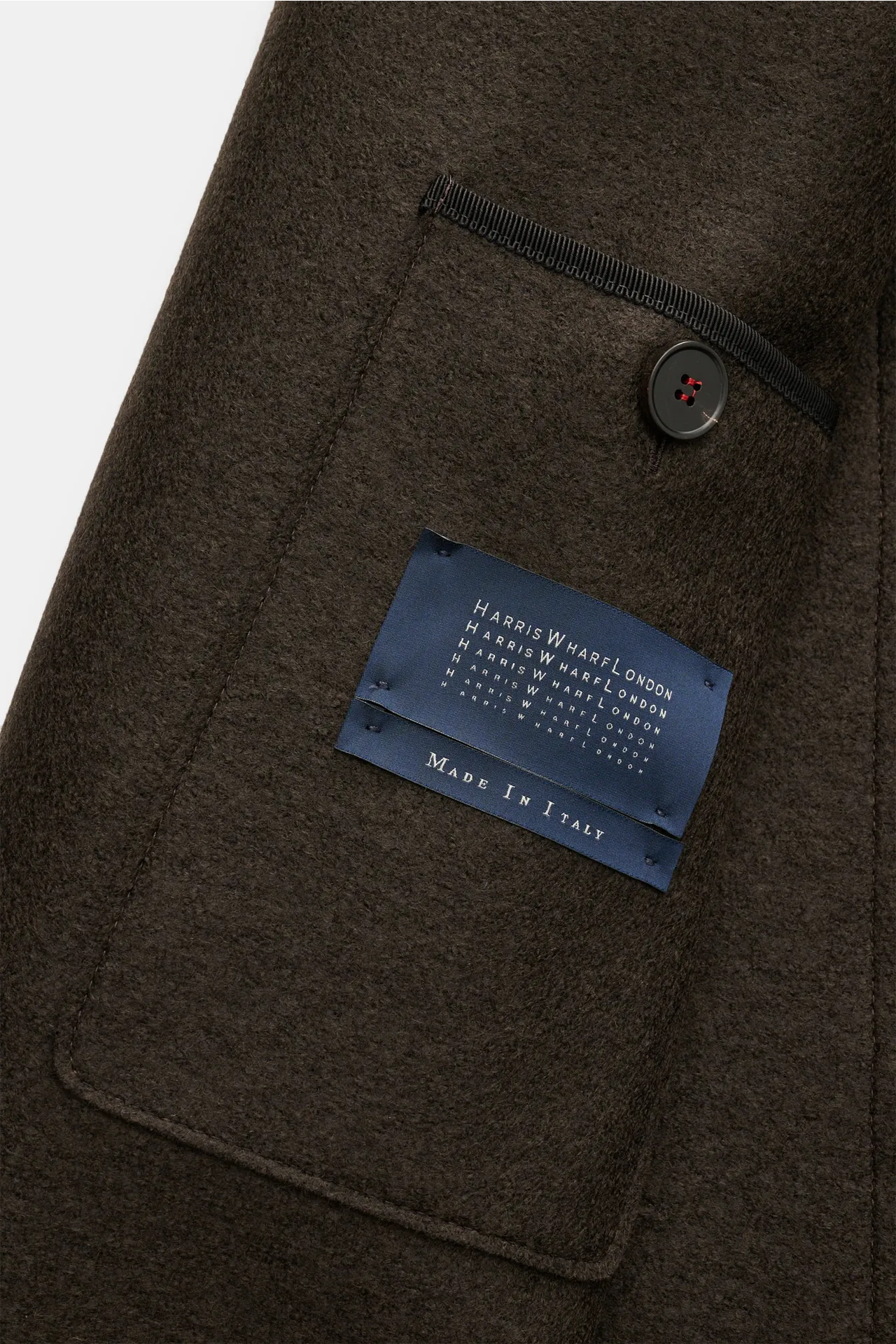 Harris Wharf London - Herren - Wolljacke dunkelbraun – Bild 6