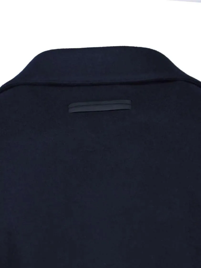 Zegna - Wool-Cashmere Shirt Jacket – Navy Blue - Größe 52 - blau – Bild 4