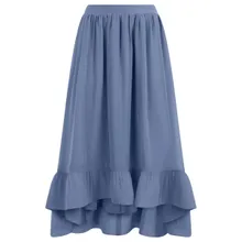 Apart - Rock mit Volant - Größe 34 - blau Apart - Rock mit Volant - Größe 34 - blau