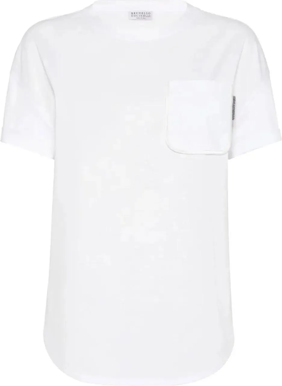 Brunello Cucinelli - T-shirt - Größe L - bunt Brunello Cucinelli - T-shirt - Größe L - bunt