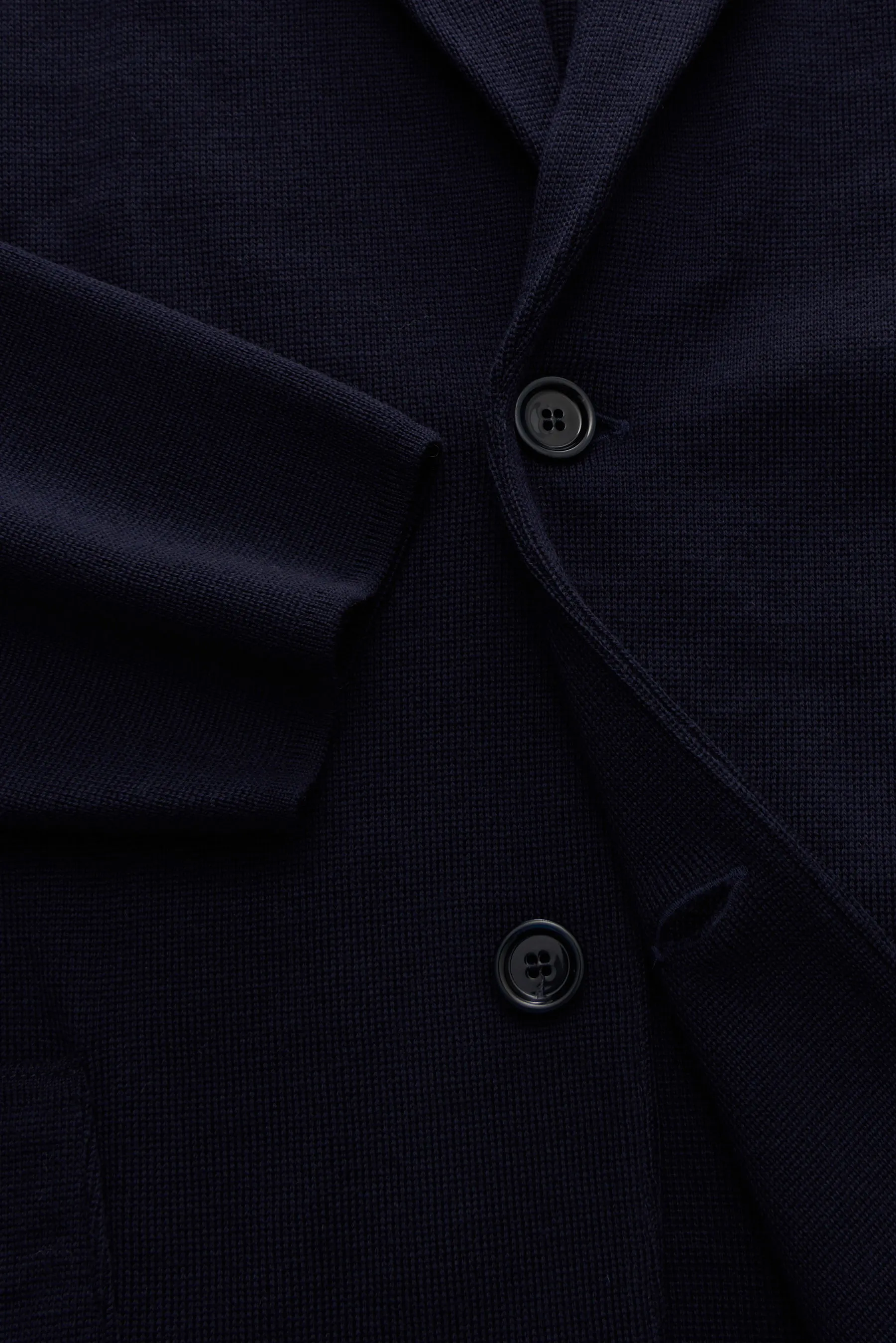 Lardini - Herren - Strickblazer navy – Bild 2