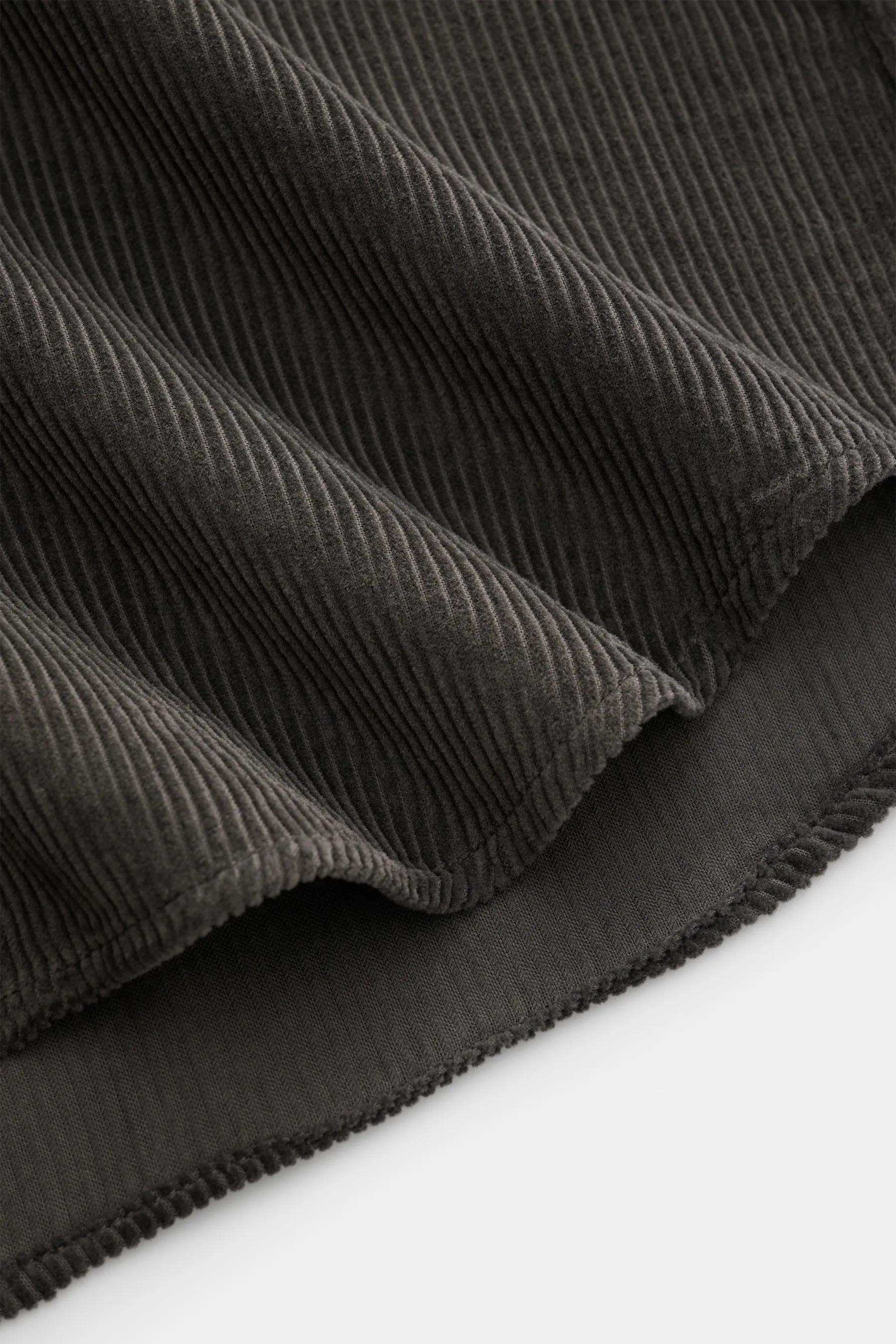 Sonrisa - Herren - Cordhemd Haifisch-Kragen dunkelgrau – Bild 4