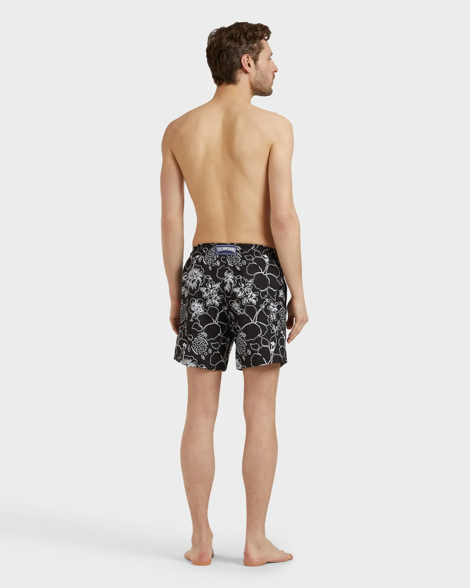Vilebrequin - Tropical Turtles Ink Badeshorts Für Herren - Bademode - Moorea - Schwarz - Größe L – Bild 4