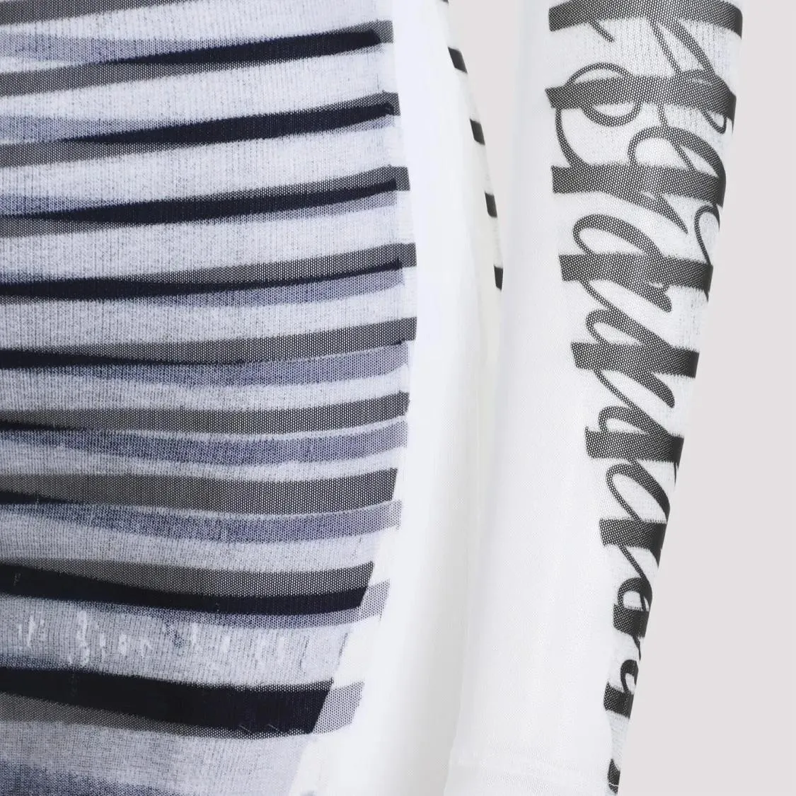 Jean Paul Gaultier - Mariniere Mini Dress - Größe S - grau – Bild 2