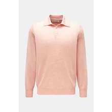 Brunello Cucinelli - Herren - Strickpolo rosé meliert Brunello Cucinelli - Herren - Strickpolo rosé meliert