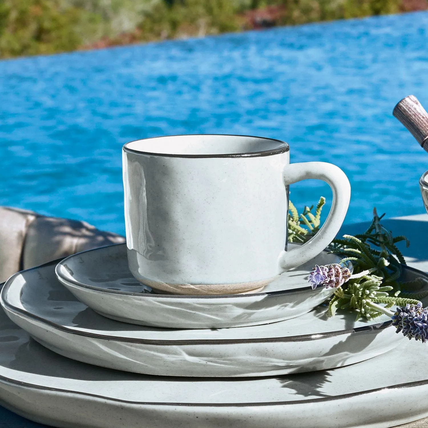 Tasse mit Untertasse 6er Set Biarré – Bild 2