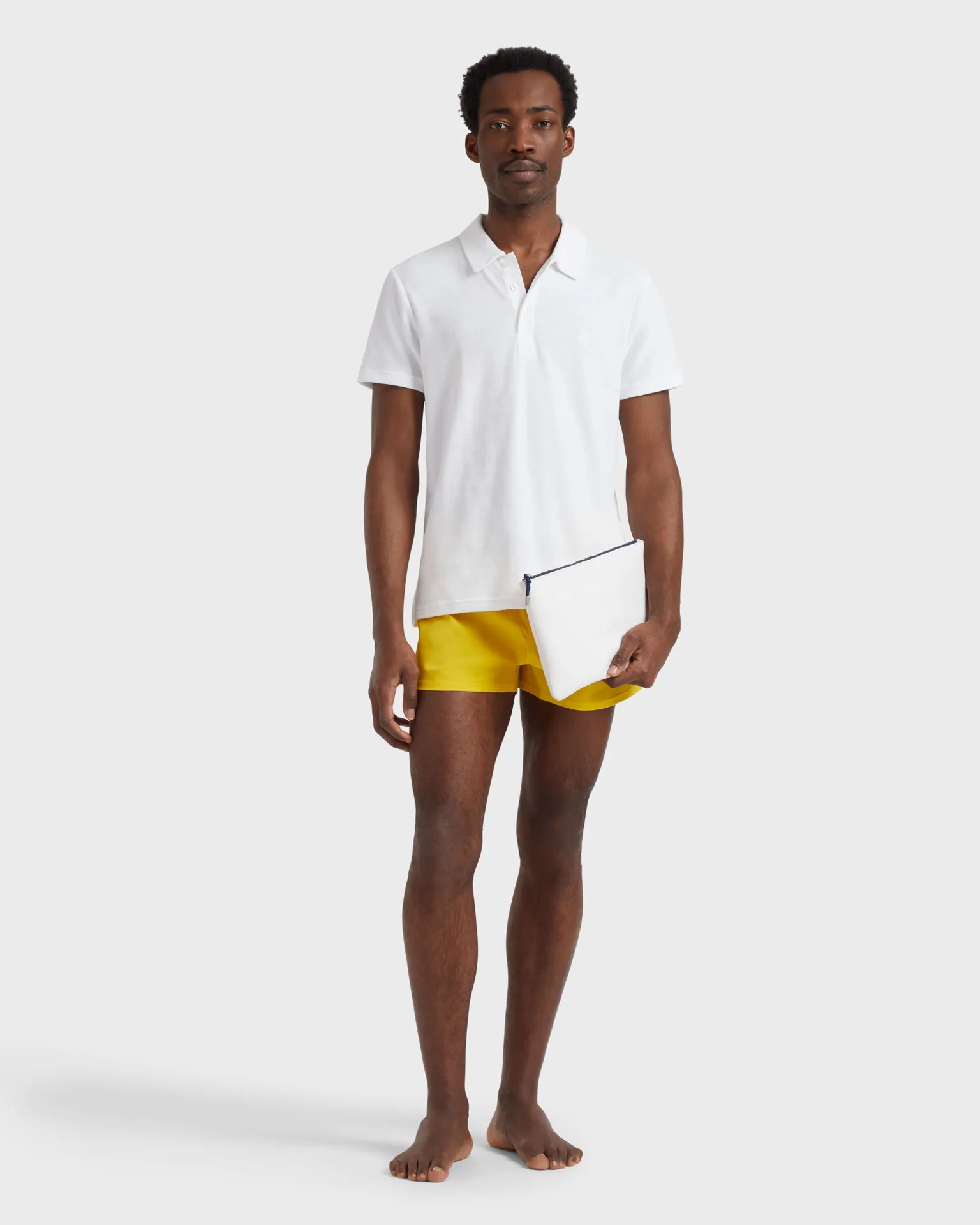 Vilebrequin - Solid Frottee-polohemd Für Herren - Polohemd - Phoenix - Weiss - Größe XXXL – Bild 5