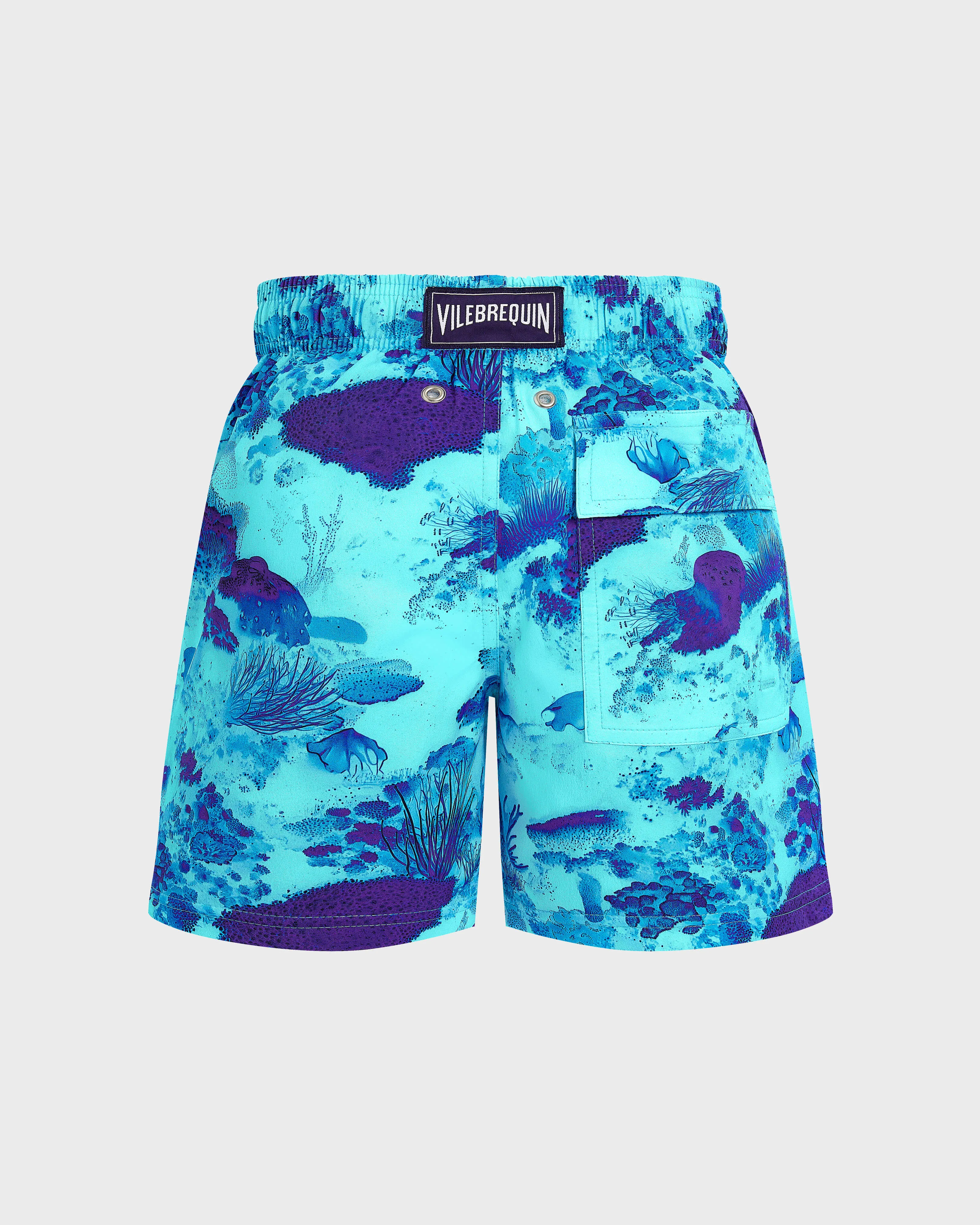Vilebrequin - Coral Reef Stretch-badeshorts Für Jungen - Bademode - Jirise - Blau - Größe 6 – Bild 2