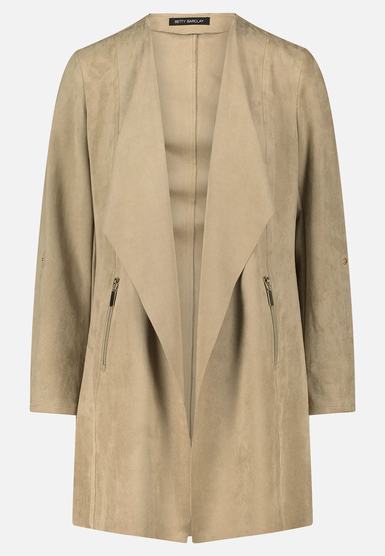 Blazer-Jacke ohne Verschluss – Bild 3