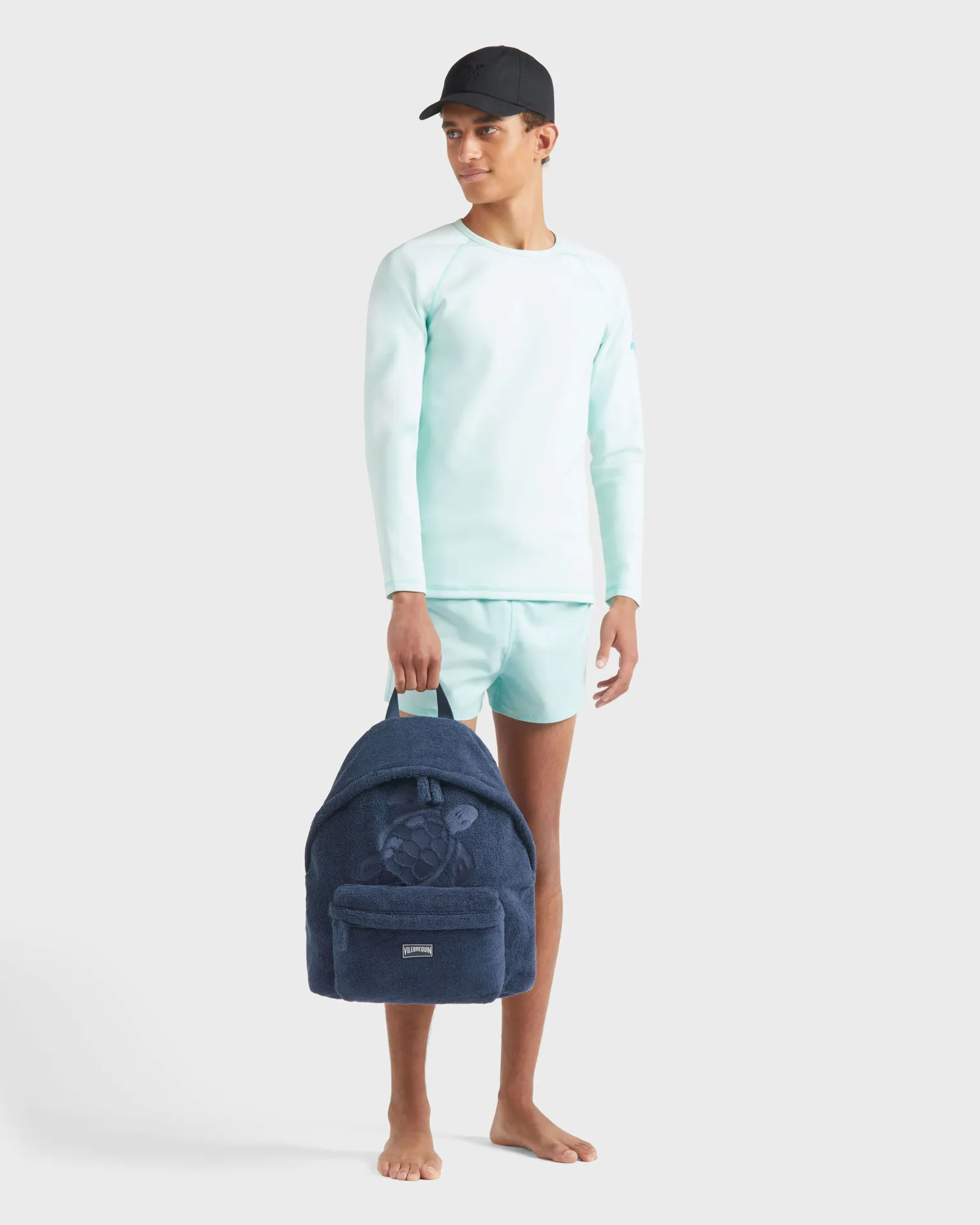 Vilebrequin - Kurze Und Figurbetonte Einfarbige Stretch-bademode Für Herren - Bademode - Man - Blau - Größe XXL – Bild 5