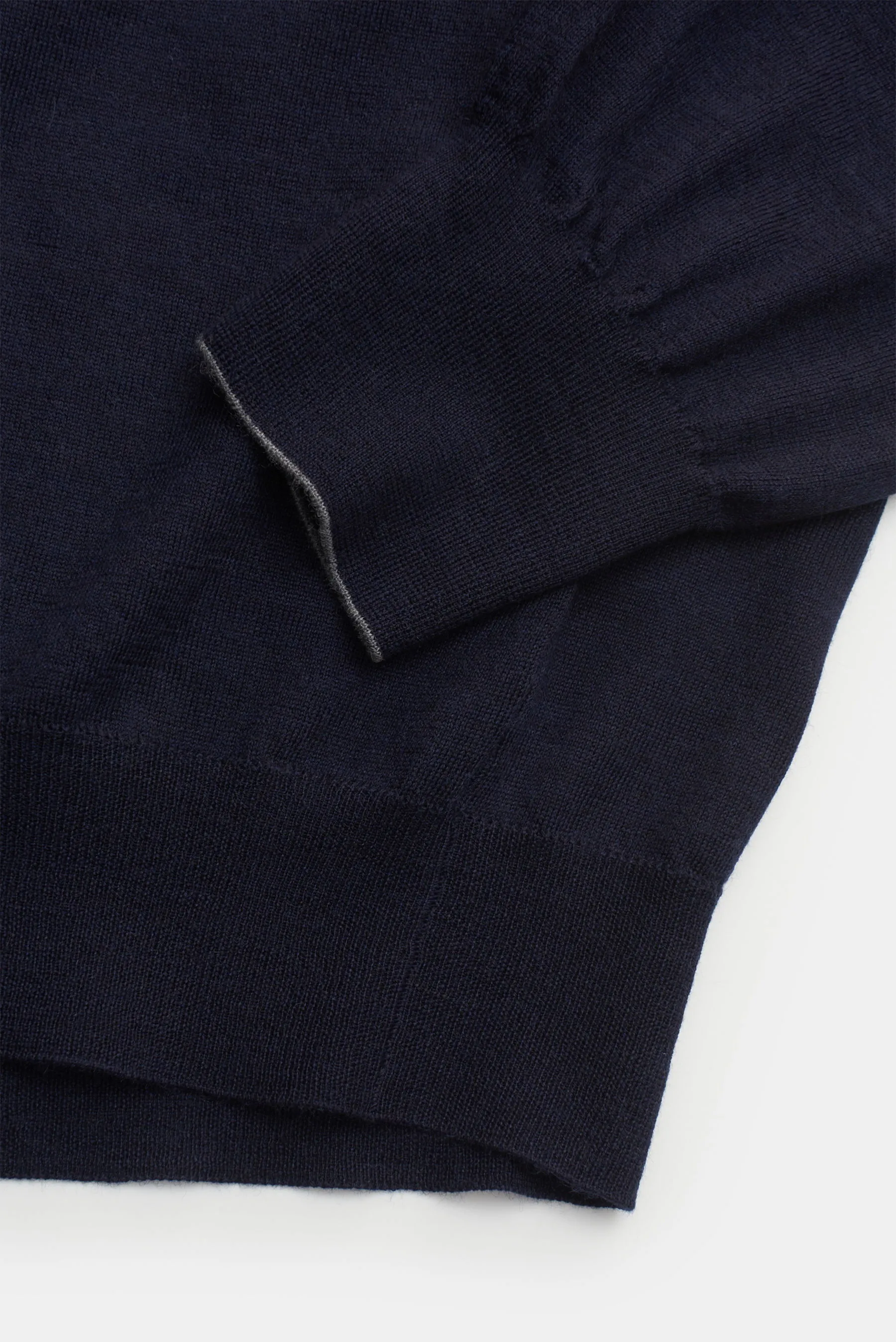 Brunello Cucinelli - Herren - Feinstrick-Rollkragenpullover navy – Bild 3