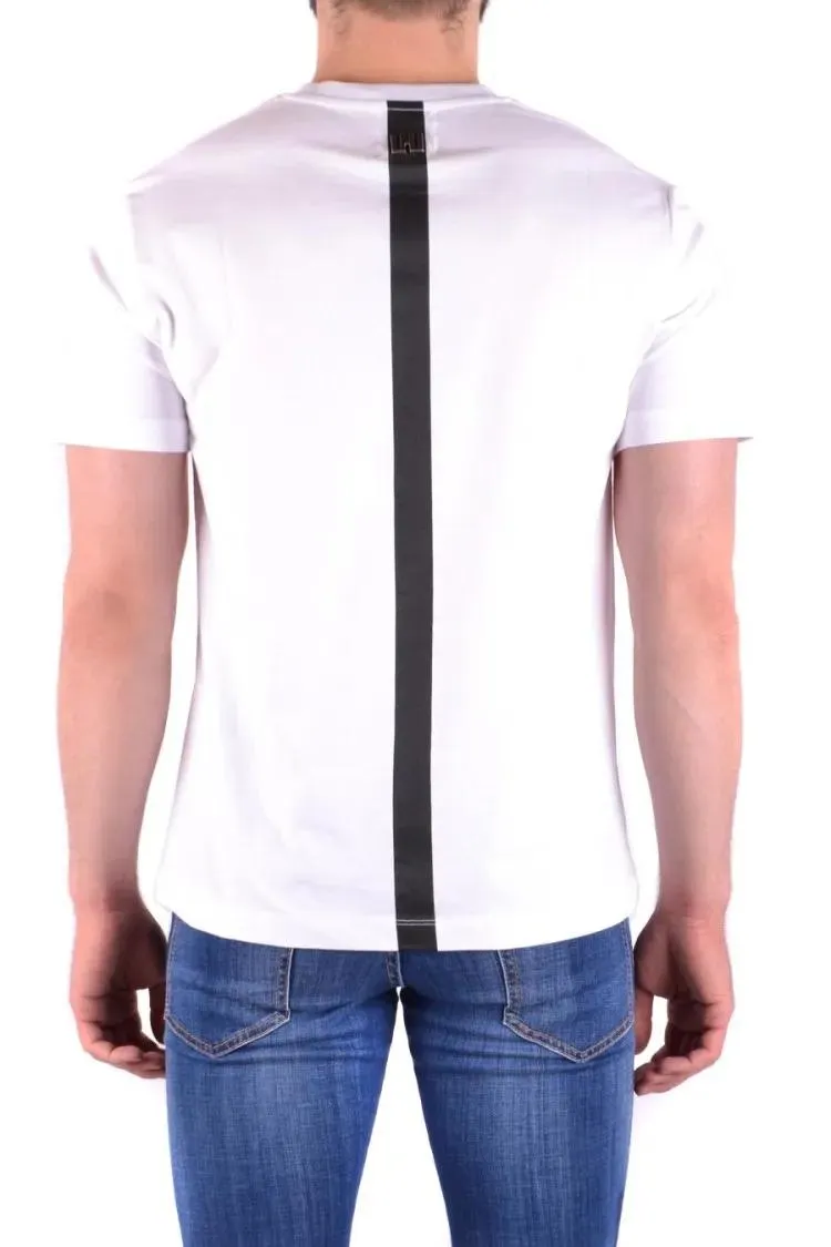 Les hommes urban - Abstract Arrow Graphic White T-Shirt - Größe XL - weiß – Bild 2