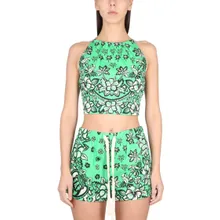 Red Valentino - Carre%27 Bandana Top - Größe 40 - grün Red Valentino - Carre%27 Bandana Top - Größe 40 - grün