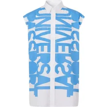 Burberry - Burberry Cotton Printed Shirt - Größe M - weiß Burberry - Burberry Cotton Printed Shirt - Größe M - weiß