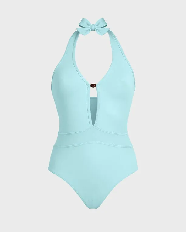 Vilebrequin - Solid Sculpting Badeanzug Mit Perlendetail Für Damen - Bademode - Lanissa - Blau - Größe L Vilebrequin - Solid Sculpting Badeanzug Mit Perlendetail Für Damen - Bademode - Lanissa - Blau - Größe L